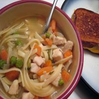 Low Fat Chicken Noodle Soup for 2_image