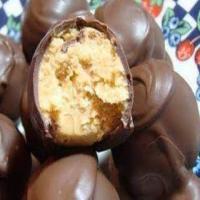 No Bake Chocolate Covered Peanut Butter Balls_image