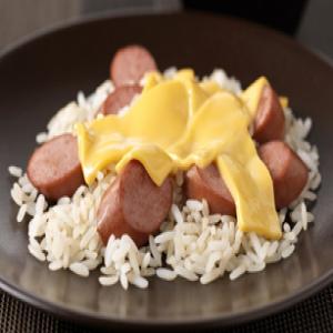 Cheesy Hot Dog Rice Skillet_image