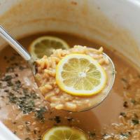 Crock Pot Lemon Rice Soup_image