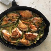 Braised Chicken with Orange and Scallions image