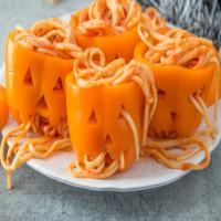 Halloween Jack-O-Lantern Pasta Dinner image