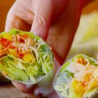 Vegetable Rolls with Chili Mayonnaise image
