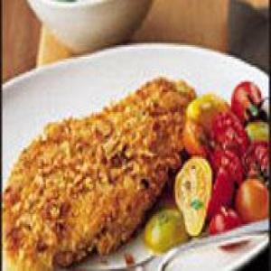Amazon Fried Chicken Breasts with Cilantro Sauce_image