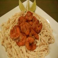 Firecracker Shrimp with Cool Creamy Lime Linguine_image