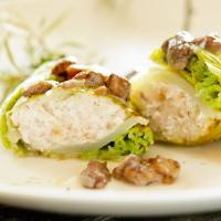 Cabbage Rolls with Meat Stuffing and Wild Mushroom Sauce_image