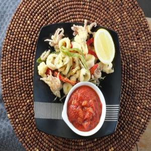 Fried Calamari with Spicy Red Sauce image