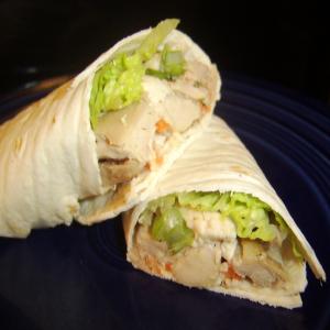 Fresh Asian Chicken Salad Wraps image