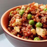 Thai Red Rice and French Green Lentil Salad image