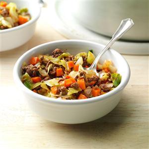 Saucy Beef & Cabbage Supper Recipe_image