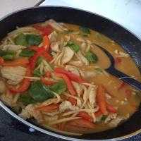 Chicken in Red Curry with Bamboo Shoots_image