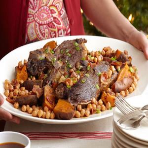Spicy Pot Roast with Sweet Potatoes & Chickpeas_image