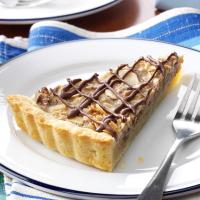 Chocolate Drizzled Maple-Nut Tart_image