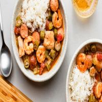 Crock Pot Chicken, Sausage, and Shrimp Gumbo_image