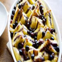Blueberry Bread-and-Butter Pudding image