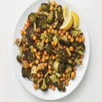 Spicy Roasted Broccoli and Chickpeas image