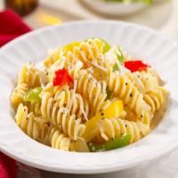 Barilla Whole Grain Rotini with Fresh Bell Peppers image