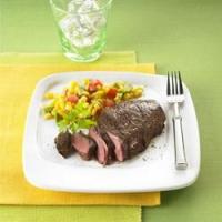 Steak with Curried Corn Salad_image