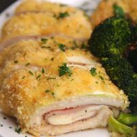 Ham & Cheese Chicken Rollups Recipe by Tasty image