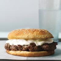 Lamb Burger with Yogurt Sauce image
