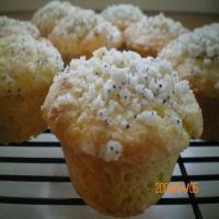 Orange Scented Sour Cream Muffins With Poppy Seed Streusel image
