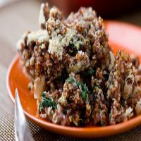 Baked Quinoa with Spinach and Cheese_image