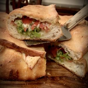 Broccoli, Pepperoni and Three Cheese Calzones_image