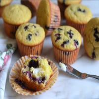 Blueberry Cornbread Muffins_image