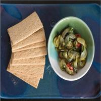 Zucchine Sott'Olio (Zucchini Preserved in Oil with Hot Peppers, Garlic, and Mint) image