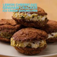 Lemon Cheesecake Graham Cracker Ice Cream Sandwiches Recipe by Tasty image