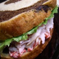 Smoked Turkey Sandwich With Cranberry Butter_image