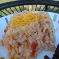 Cheesy Salsa Rice image