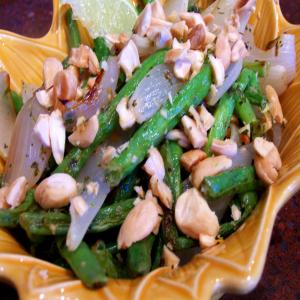 Lime-Roasted Green Beans With Marcona Almonds_image