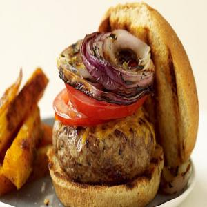 Cheeseburgers with Grilled Onions Recipe - (4.6/5)_image
