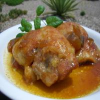 Chicken Thighs in a Mango Curry Marinade image
