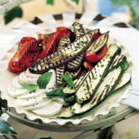 Grilled Marinated Vegetables with Fresh Mozzarella image