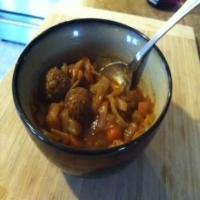 Hearty Meatball Vegetable Stew image