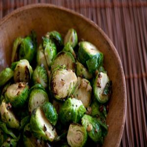 Annie Lau's Garlic Stir-Fried Brussels Sprouts Recipe | Epicurious.com_image