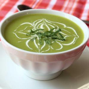 Chilled Sugar Snap Pea Soup_image