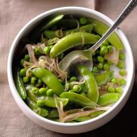 Peas with Shallots image