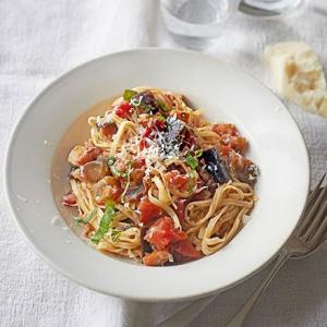 Aubergine & chilli tagliolini_image