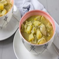 Potato Leek Soup With Cabbage_image