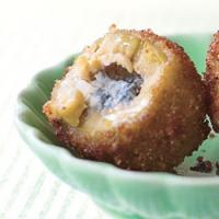 Fried Green Olives Stuffed with Blue Cheese image
