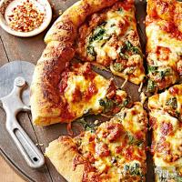 Sausage & Spinach Skillet Pizza Recipe - (4.6/5)_image
