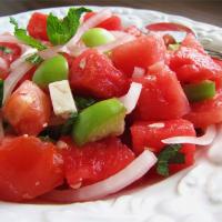 Watermelon and Tomato Feta Salad image
