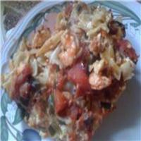 Spicy Shrimp And Scallops Pasta Casserole image