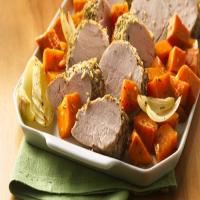 Italian Pork Tenderloin with Roasted Sweet Potatoes image