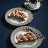 Apricot Linzertorte with Quark Whipped Cream image
