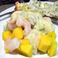 Shrimp Mango and Cucumber Salad image