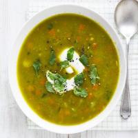 Curried carrot & lentil soup image